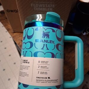Stanley Teal and Blue 40 Oz Insulated Tumbler